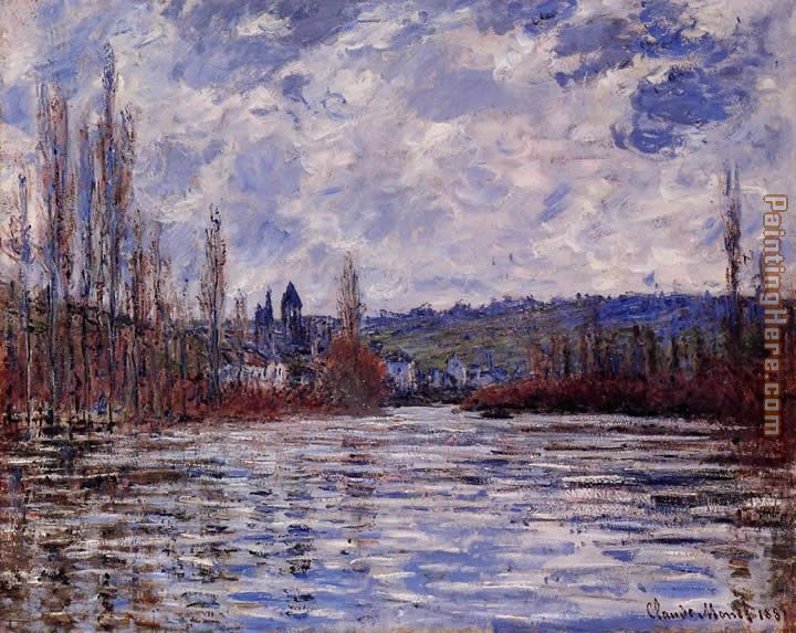 Claude Monet The Flood of the Seine at Vetheuil